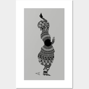 Indian Classical Dancer Posters and Art